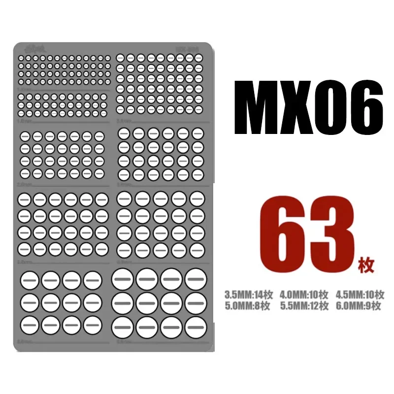 Modell Metall Ätzung Chip Maschine Gunpla Kunststoff Detail Modifikation Ganzkörper Universal Nut Hg mg rg – Detail 15