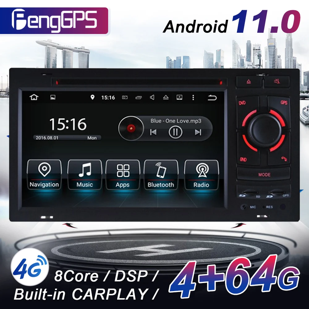 

Android11 Car Radio Multimedia Video DVD Player For Lamborghini Gallardo 2007 - 2014 Car GPS Navig Stereo 2Din Head Unit Carplay