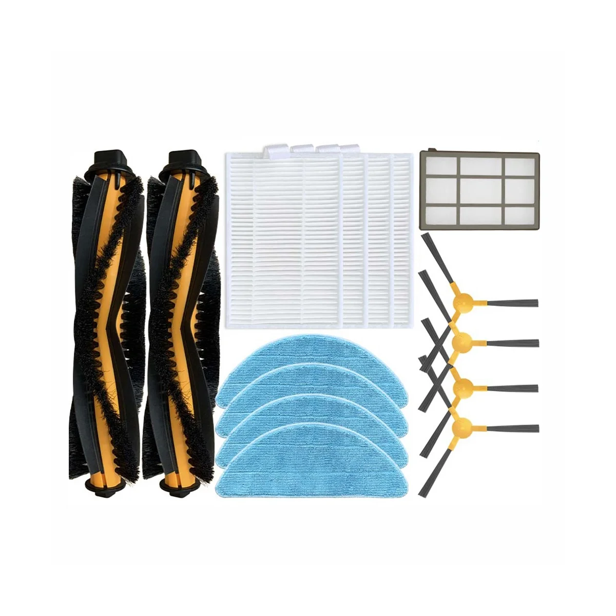 For Create Netbot S18 Robot Vacuum Cleaner Replacement Spare Parts Main Side Brush Hepa Filter Mop Pad