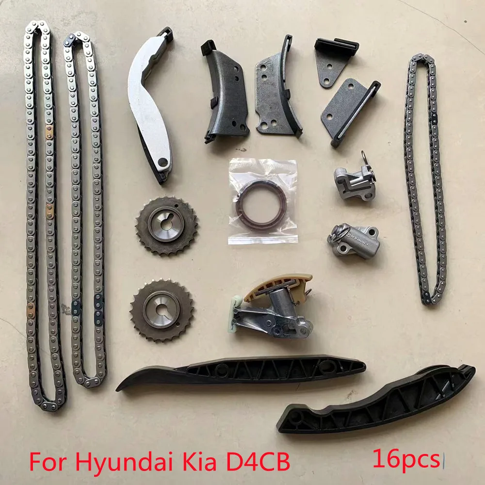 16pcsSetD4CBOriginalTimingBeltTensionerKitTimingChainFor