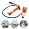 Portable Hydraulic Ram Jack Manual 20T  0.512" Stroke Mini Single Acting Lifting Cylinder for Machinery Shipbuilding 5