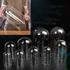 10/20/30/50pcs Tube Glass Dome Cloche Cover Microlandscape Holder Bell Jar For DIY Flower Plants Vase Table Ornaments Home Decor 4