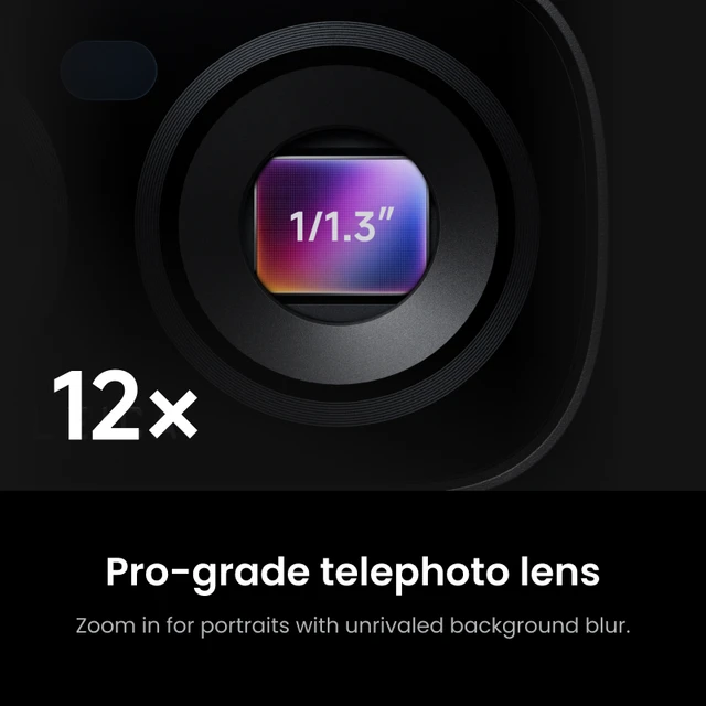 Insta360 Luna Ultra - 8K Vlogging Camera with Dual Lenses, 12× Zoom, 1" Sensor, Detachable 2" Touchscreen, Triple AI Chip