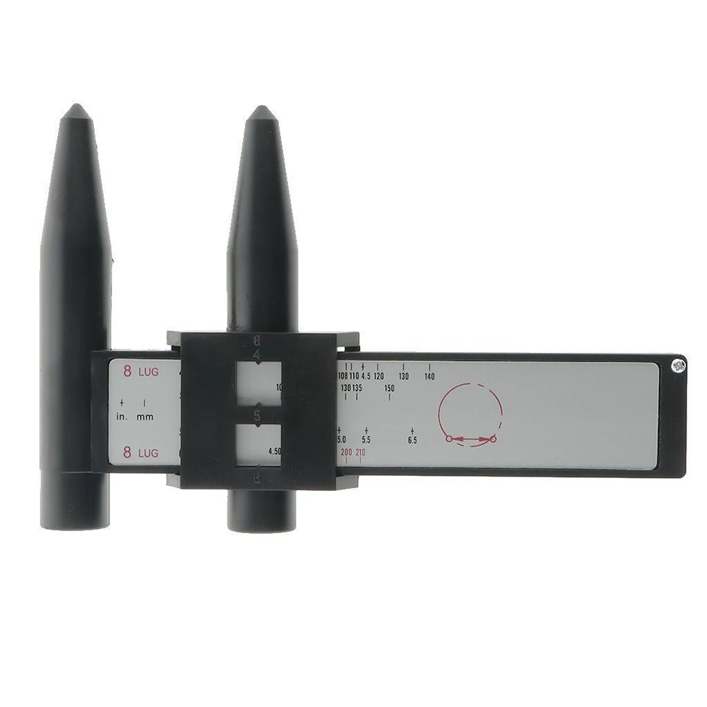 

High Quality Car Tool Wheel Pattern 4 5 6 8 Lug Automotive Tools Car PCD Ruler Measure A Turned Over To Measure