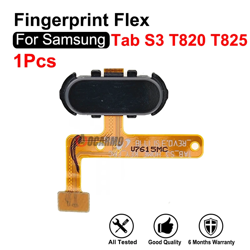 

Fingerprint Sensor Touch ID Home Button Flex Cable Repair For Samsung GALAXY Tab S3 9.7" SM-T825 T820 Replacement Parts