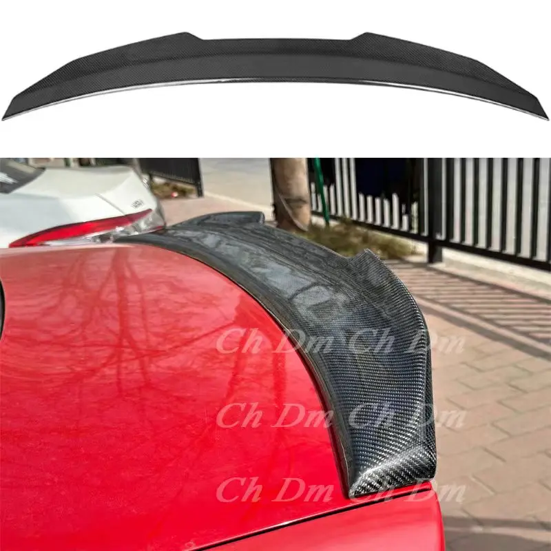 

Car Rear Trunk Spoiler Wings Real Carbon Fiber For BMW 3 Series E46 320i 325i 330i Sedan 4Door 1998-2005 Auto Tail Boot Lid Wing