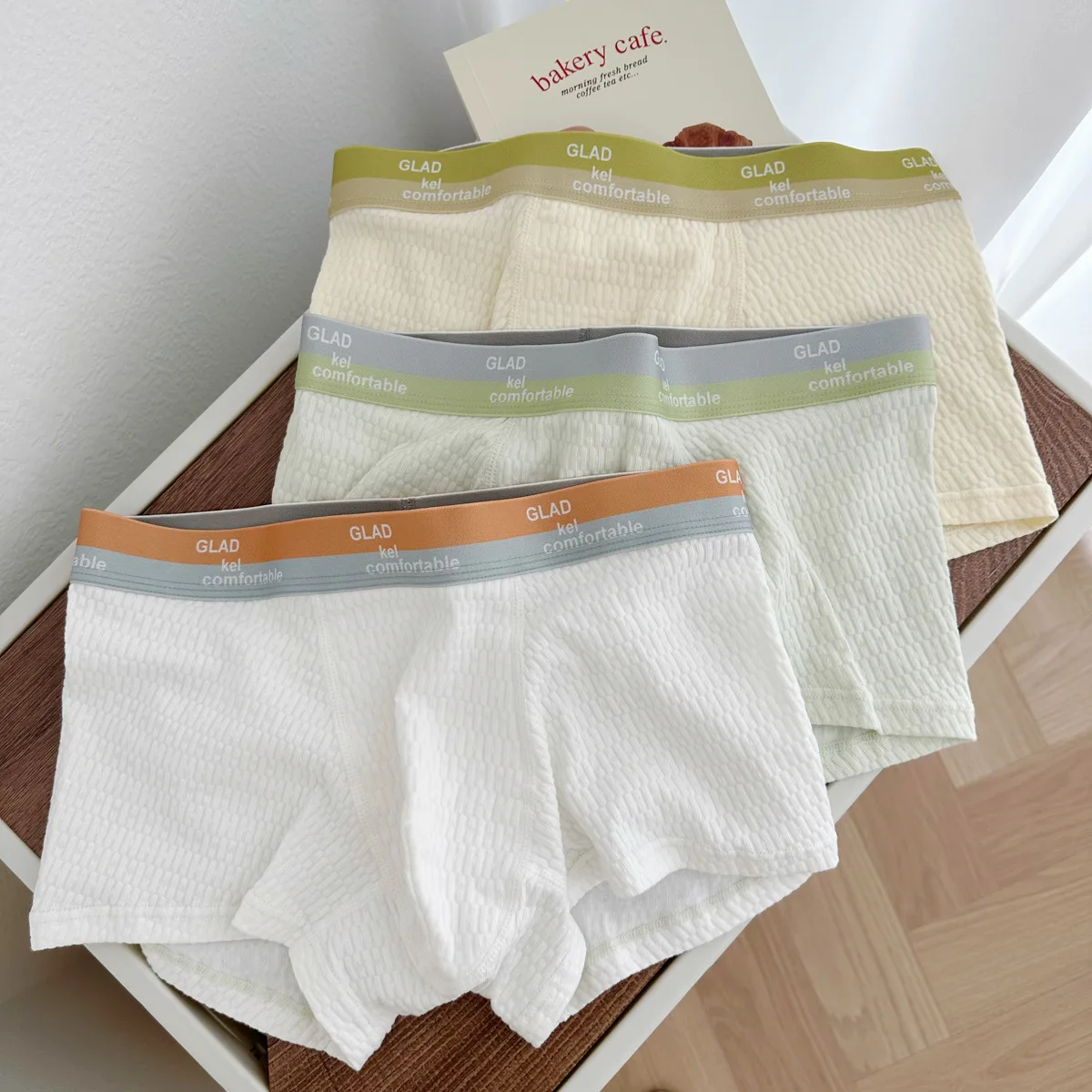 Class A Baby Cotton Men's Cotton Rainbow Letter Waist Simple Color Men's Pants Couple Pants Available In Large Size 5XL