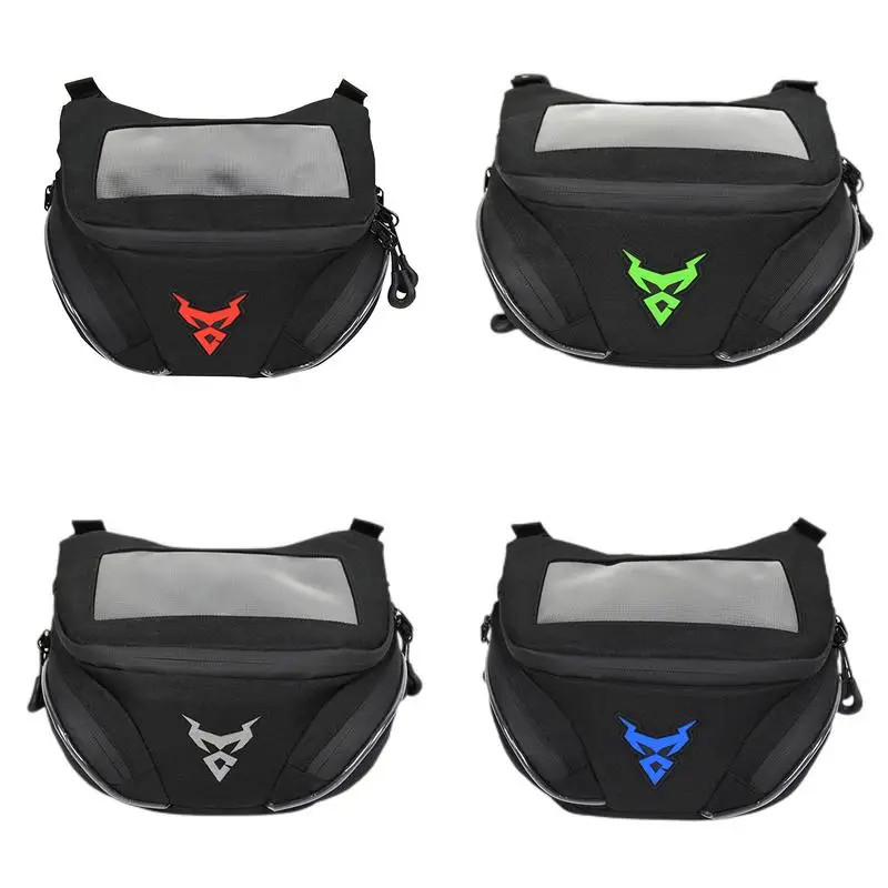

Motorcycle Handlebar Bag Waterproof Storage Bag Mountain Bike Front Pouch Travel Bike Handlebar Hanging Bag Bike Traweling Pouch