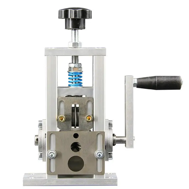 

Manual Rotary Wire Stripper Professional Wire Stripping Tool Electric Peeling MachineHand Crank Support Household Wire Stripper