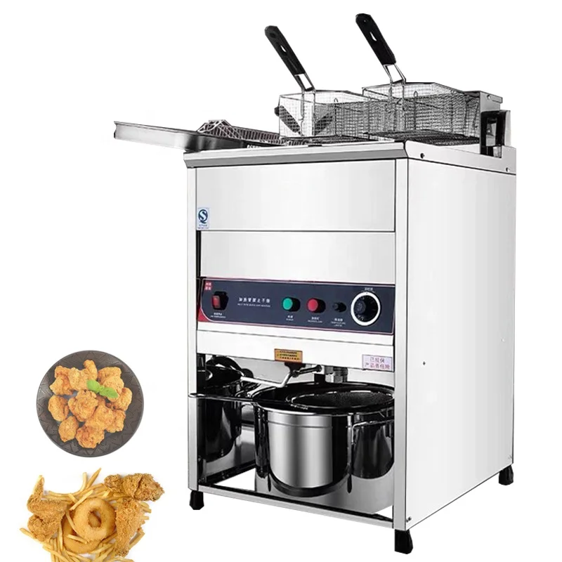 Electric Deep Fryer Commercial Countertop Fryer for Chicken French Fries Frying Chips