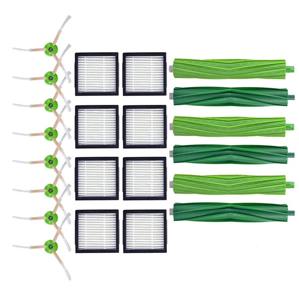 Rolling Brush Hepa Filter Side Brush for I7 E5 E6 I Series Robot Vacuum Cleaner Replacement