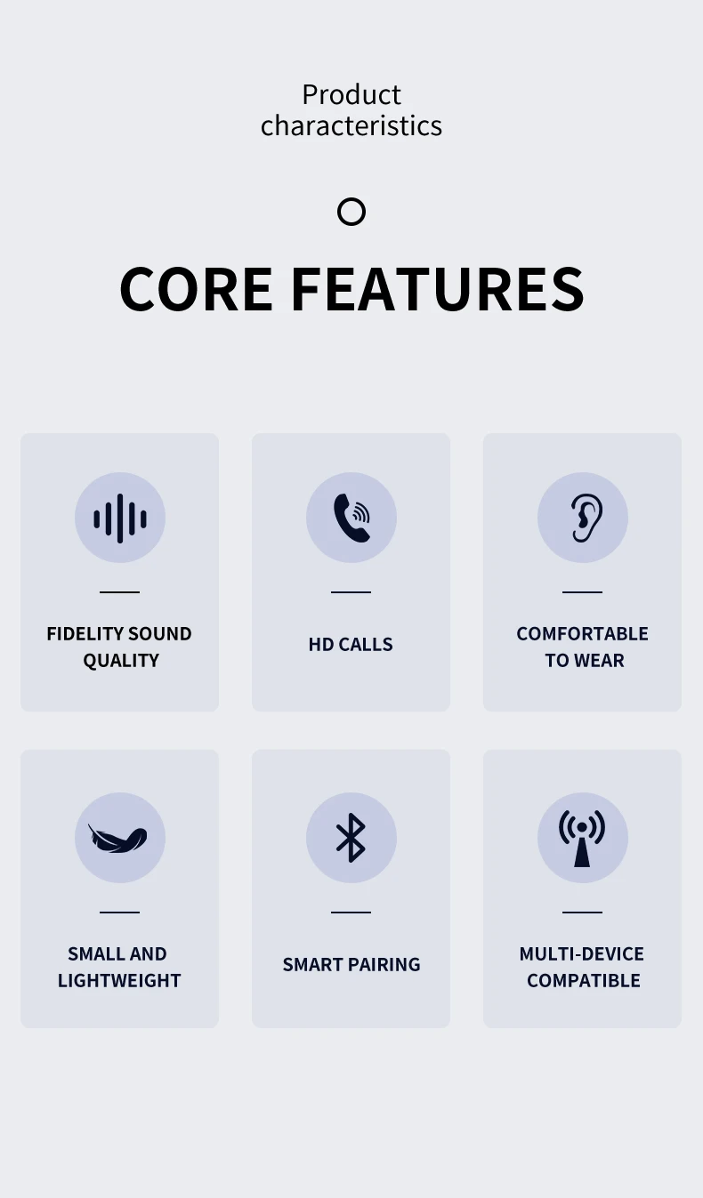 SONY A13 Bluetooth Headset HiFi Stereo Game Waterproof Earphone Wireless Bluetooth 5.3 Sport Earbuds Headphones