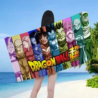 Anime D-Dragon B-BallS Beach Towel Colorful Bath Towels for Girl Microfiber Quick Dry Custom Sand Free Beach Yoga Spa Gym Pool 2
