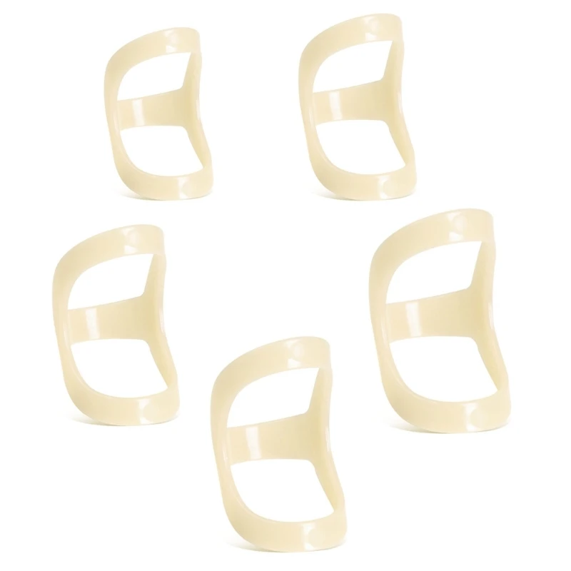 Oval Finger Splints 5Pcs Finger Support Brace for Thumb Index Middles