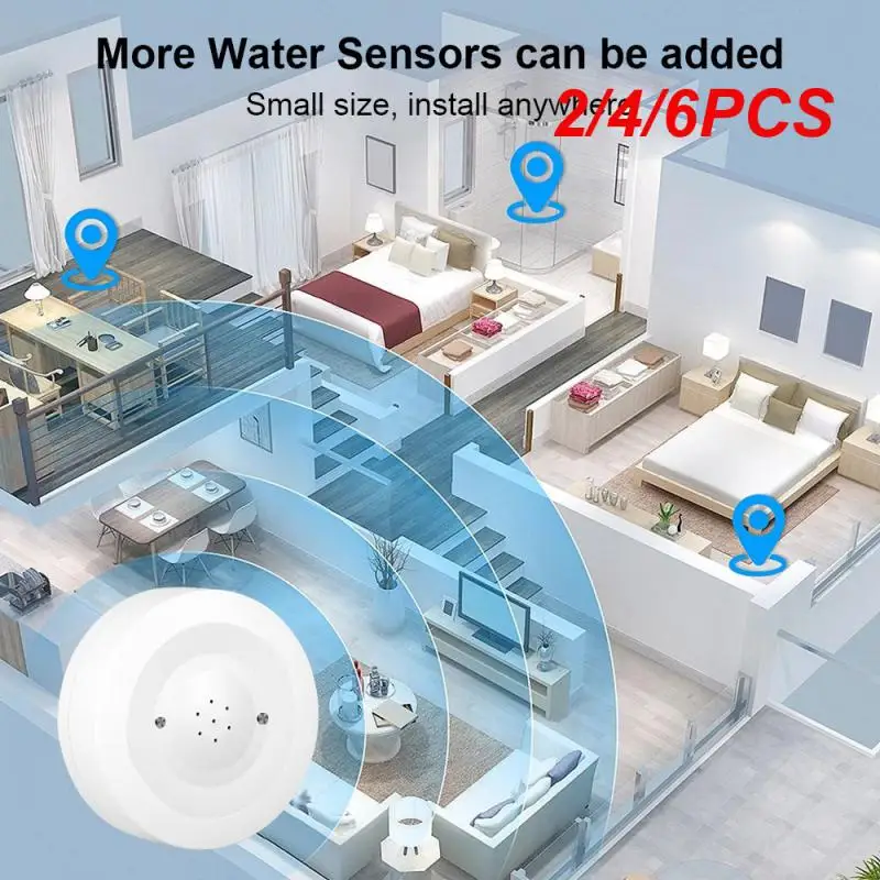 

2/4/6 шт., детектор утечки воды