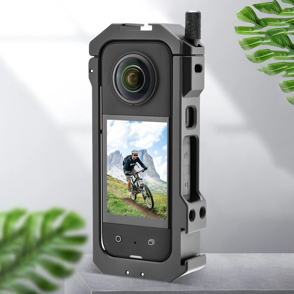 Video Camera Protective Case Shell Aluminum Alloy Camera Extended Frame Magnetic Bayonet Accessories for Insta360 X3