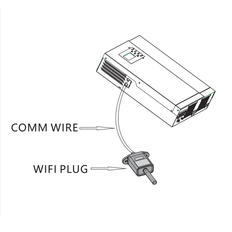 Solar Inverters WIFI Module Wireless Device Suitable for 4.2KW 6.2KW 10.2KW Inverters Intelligent Monitoring Application 3