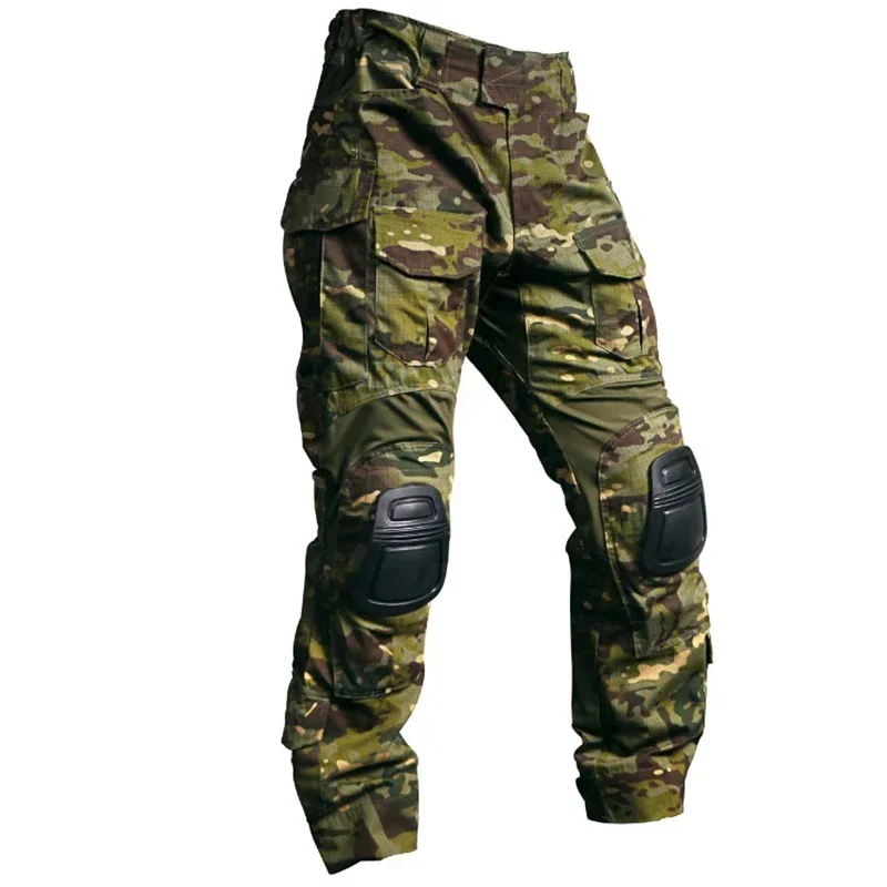 WOLF ENEMY G3 Outdoor Pants with Knee Pads Training Tactical Trousers MultiCam Black CP Blue Gen3 Hunting Hiking Camouflage