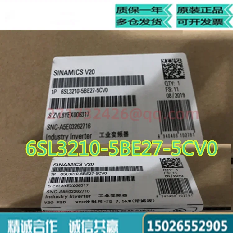 

6SL3210-5BE27-5CV0 new and original