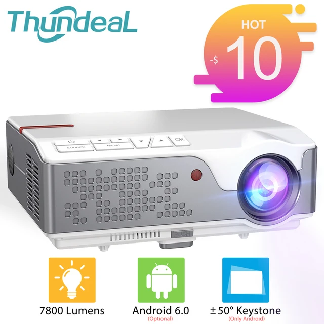 ThundeaL Full HD 1080P Projector TD96 TD96W Android WiFi LED Proyector Native 1920 x 1080P 3D Home Theater Smart Phone Beamer 1