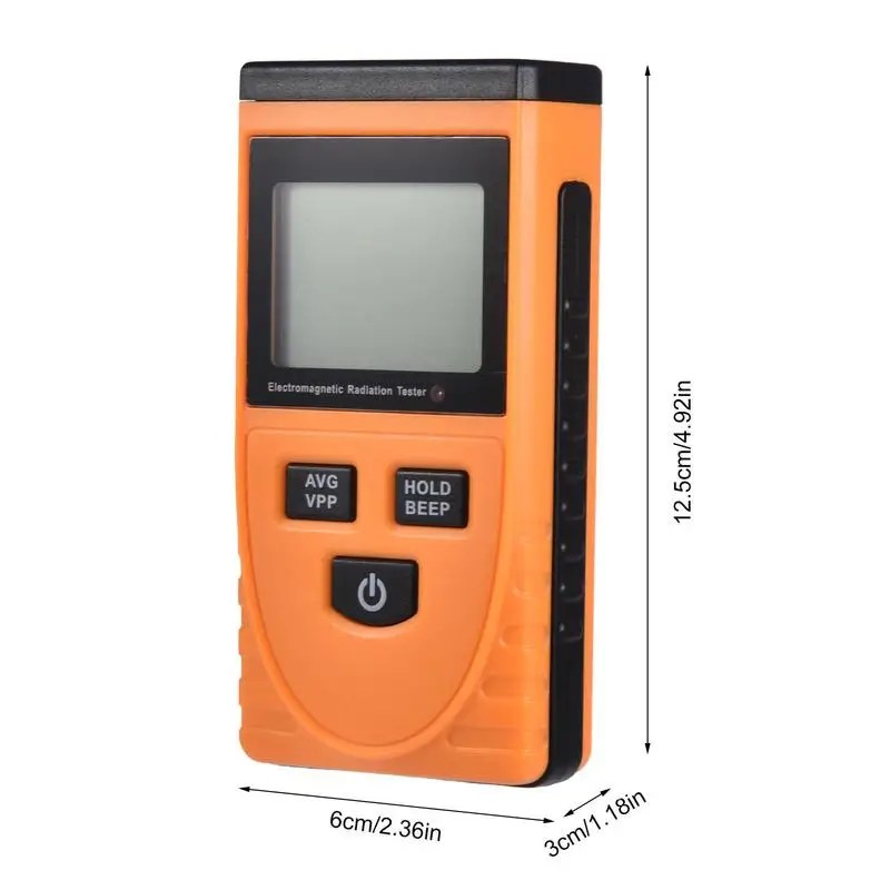 Handheld Nuclear Radiation Detector EMF Electromagnetic Radiation Tester LCD Display Household Radioactive Tester EMF Meter images - 6