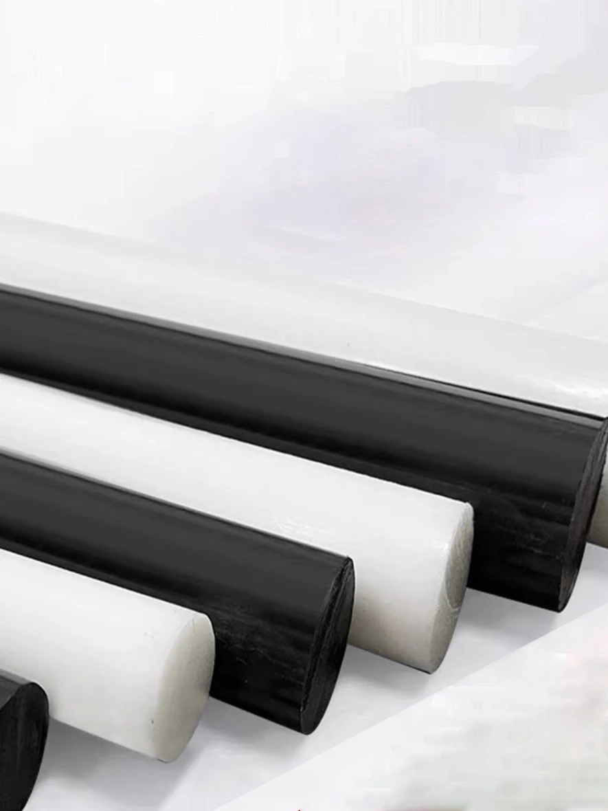 직경 3mm-55mm POM 원형 막대, 폴리옥시메틸렌 POM 델린 원형 막대, 엔지니어링 플라스틱 길이 50CM