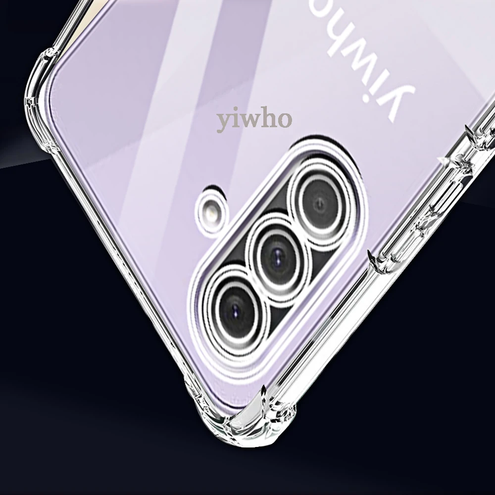 Shockproof Transparent Back Phone Case - Full Cover Clear Shell (1-10pcs)