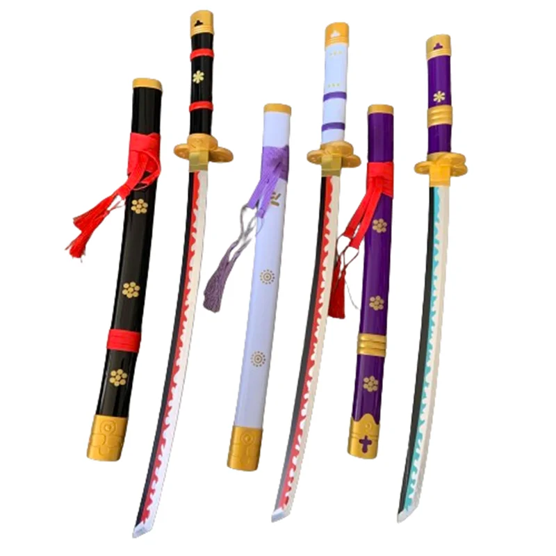 30inch Role Play Anime Roronoa Zoro Enma Bamboo Assembled Katana Weapon Cosplay 75cm Sword Model