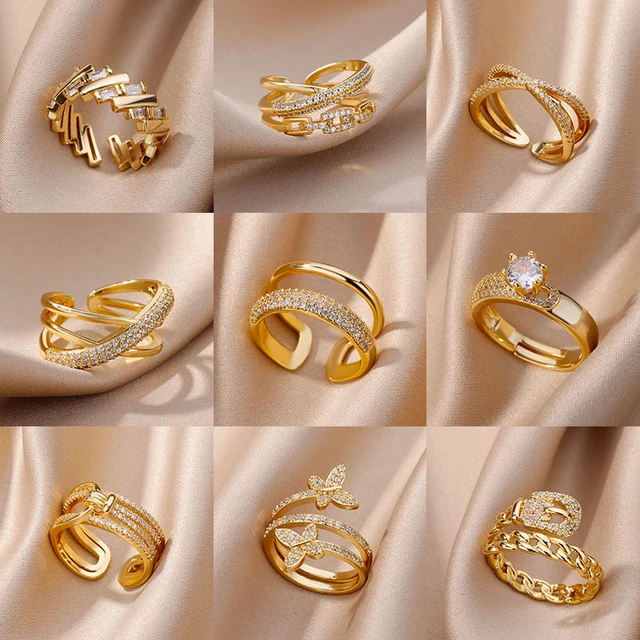 Buy Gold Rings Online in India | Latest Designs at Best Price by PC Jeweller