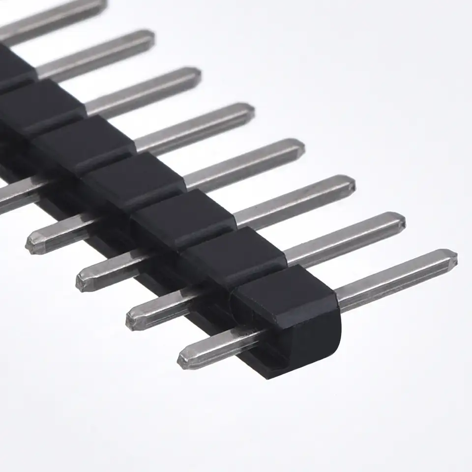 60 Pack Single Row 40 Pin 2.54 mm Male Pin Header Connector Soldering Electronic Projects and Electronic Experiment Male Header image 4