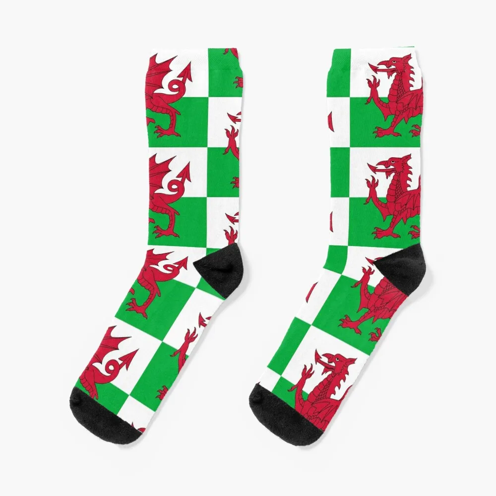 Flag of Wales Socks Wholesale valentine gift ideas fashionable Men Socks Luxury Brand Women's