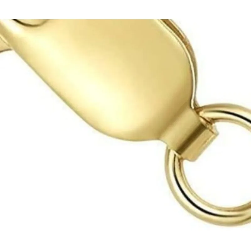 14K Pure Gold Lobster Lock Buckle Is Used for Making Necklaces, Bracelets or Jewelry with An Open  Shrimp  Claw  Buckle
