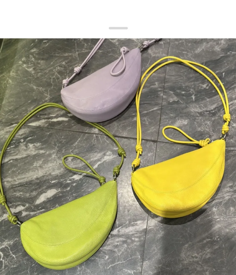 Borsa A Tracolla Donna Y2K A Mezza Luna In Pelle – Pochette Portafoglio Con Borchie Stella, Vintage Hobo Bag Per Ragazze - 2