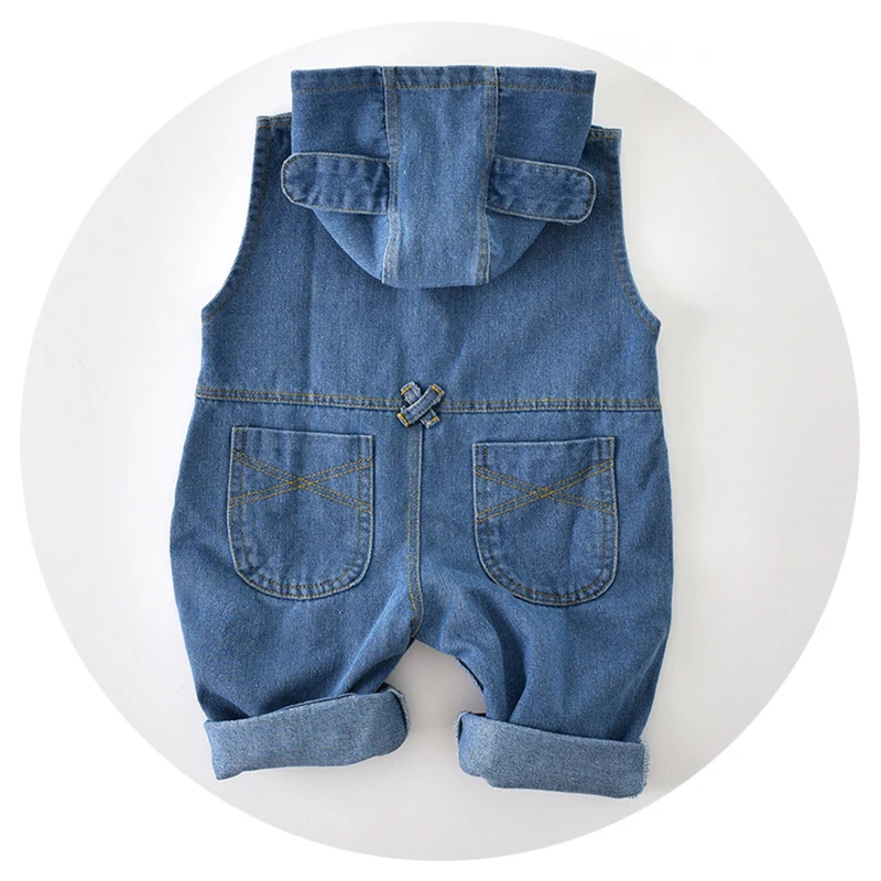 Autumn Baby Denim Romper Set