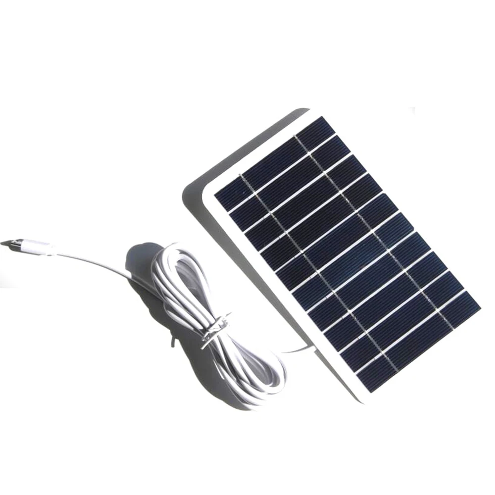 5V 2W Solar Panel Output USB Outdoor Portable Solar System Mobile Phone Chargers solar panel battery module generation board solar panel kit foldable solar charger