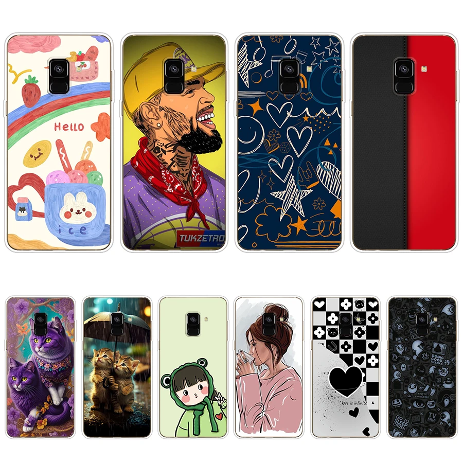 S2 Colorful Song Custodia Morbida In Silicone Tpu Cover Per Samsung Galaxy J6 2018/A6 2018/A8 2018/A8 Plus 2018