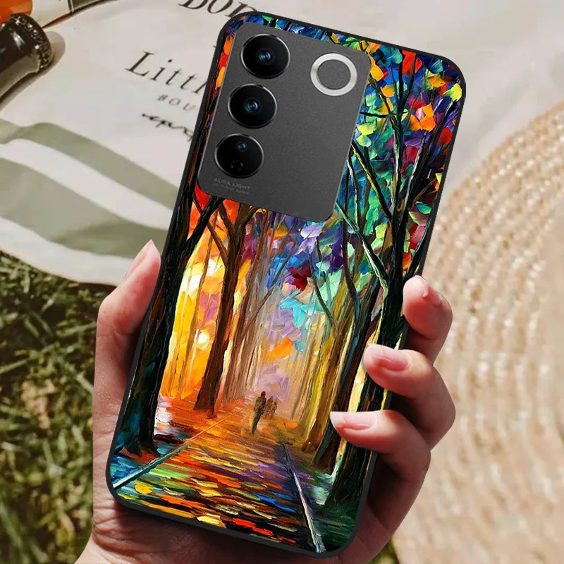 Sleek Black Silicone Phone Case - Durable TPU Protective Cover