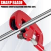 Pipe Cutter Tool Metal Tube Cutter Heavy Duty Tubing Cutting Tool with Blade Precise Plumber Iron Pipe Cutting Tool Galvanized 6
