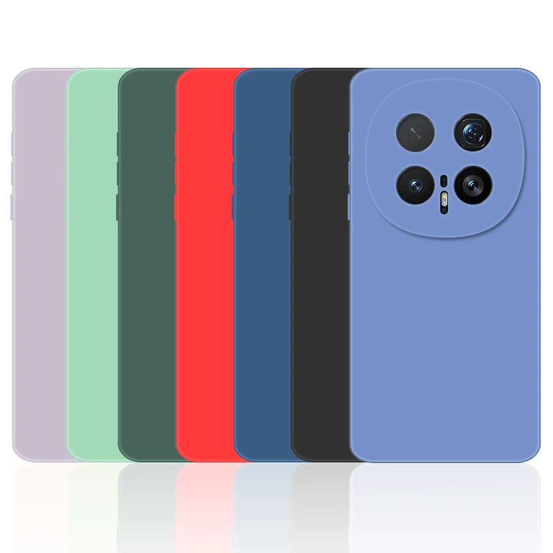 Soft Liquid Silicone Protective Case for Honor Magic8 Pro - Bumper Shield Cover
