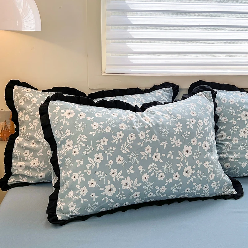 Floral Style Duvet Summer Comforter Single/Queen Size Quilts Quilted Blanket Skin-friendly Bedspread 여름이불(Pillowcase Need Order)