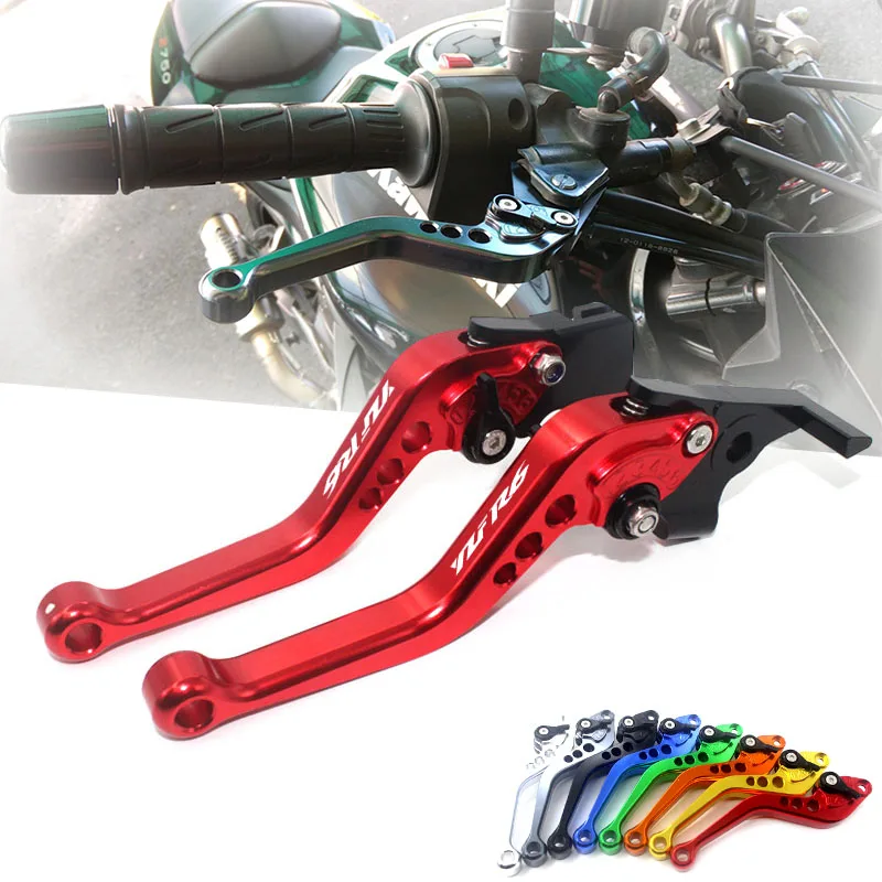 

Для Yamaha YZF-R6 Yzf R6 YZFR6 1999 2000 2001 2002 2003 аксессуары для мотоциклов Короткие Рычаги тормозной муфты с логотипом