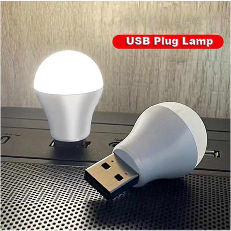 

Usb Mini Led Light Direct Plug Portable Lamp Computer Mobile Power Charging Usb Small Book Reading Light for Laptop PC Computer