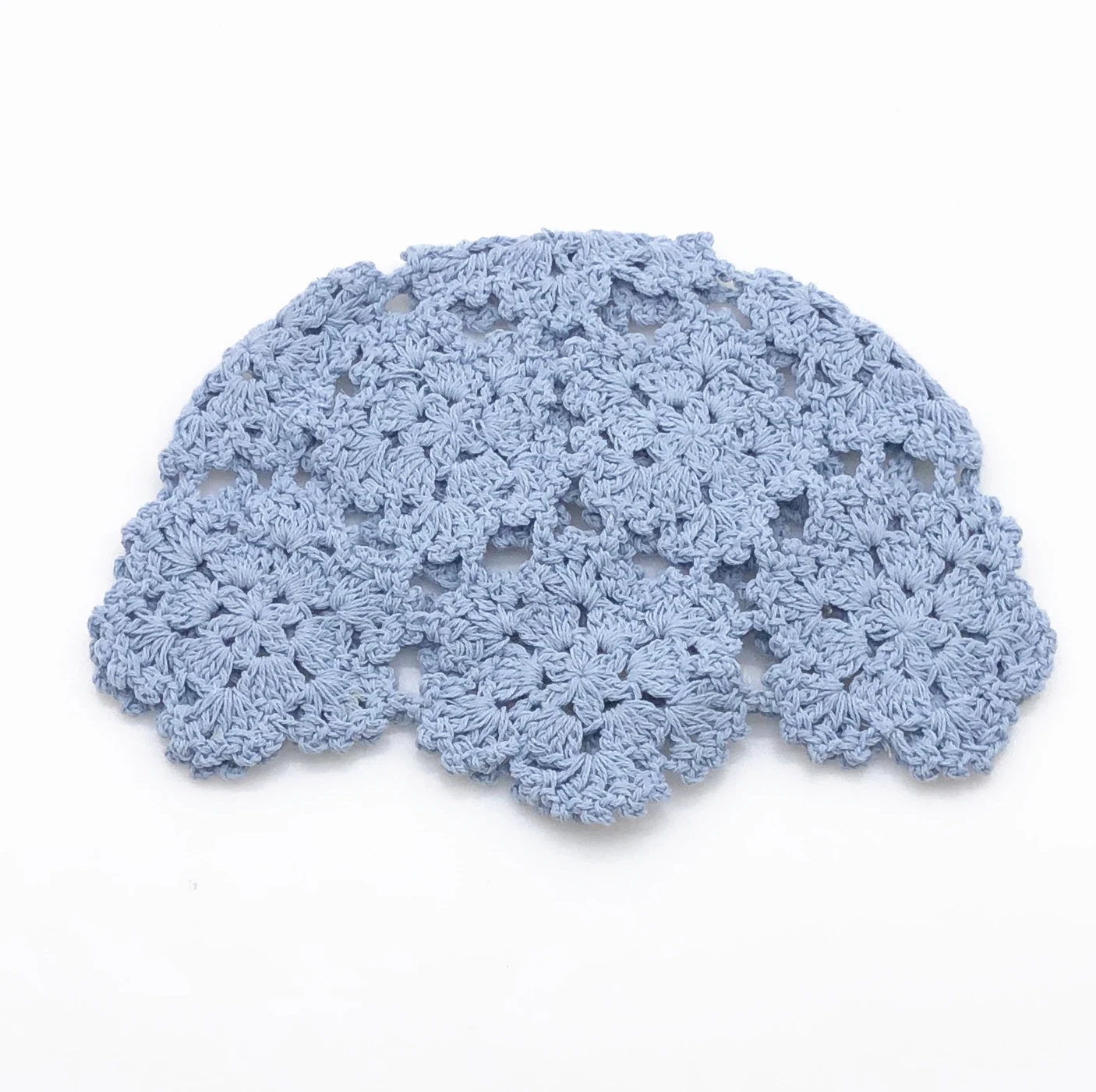 Hand-woven Spring and Summer Thread Thin Hollow Breathable Knitted Hat Tide Woolen Melon Leather  Baotou Cap 2
