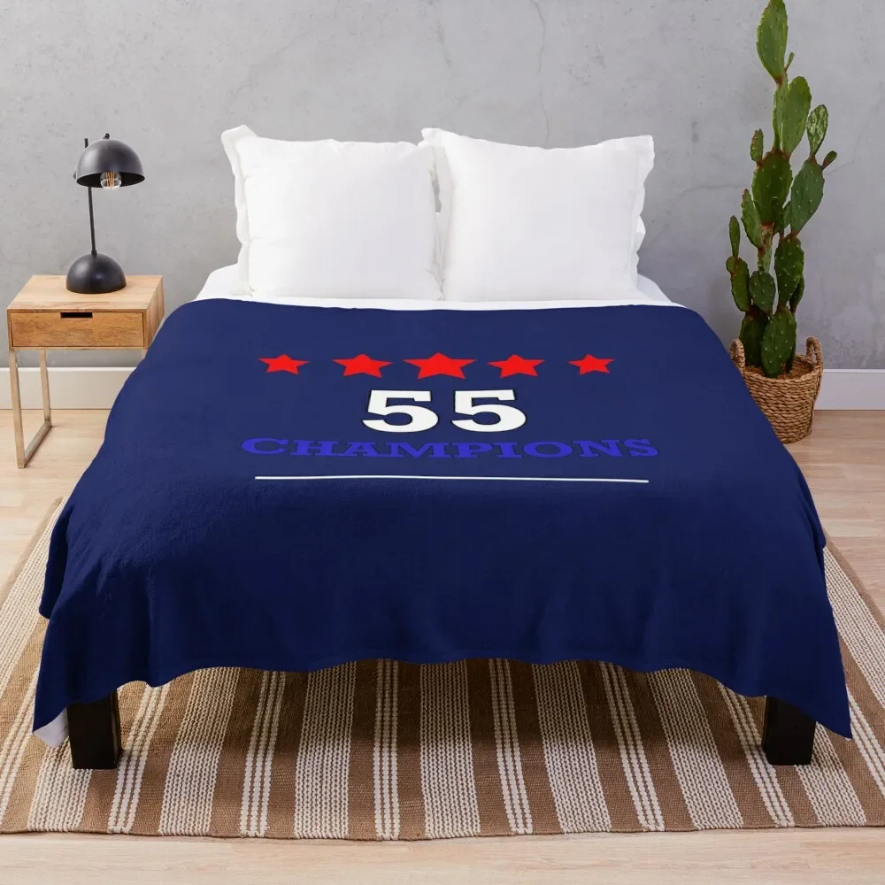 

Rangers 55 Champions Throw Over Cover Throw Blanket Fluffys Large Baby Blankets