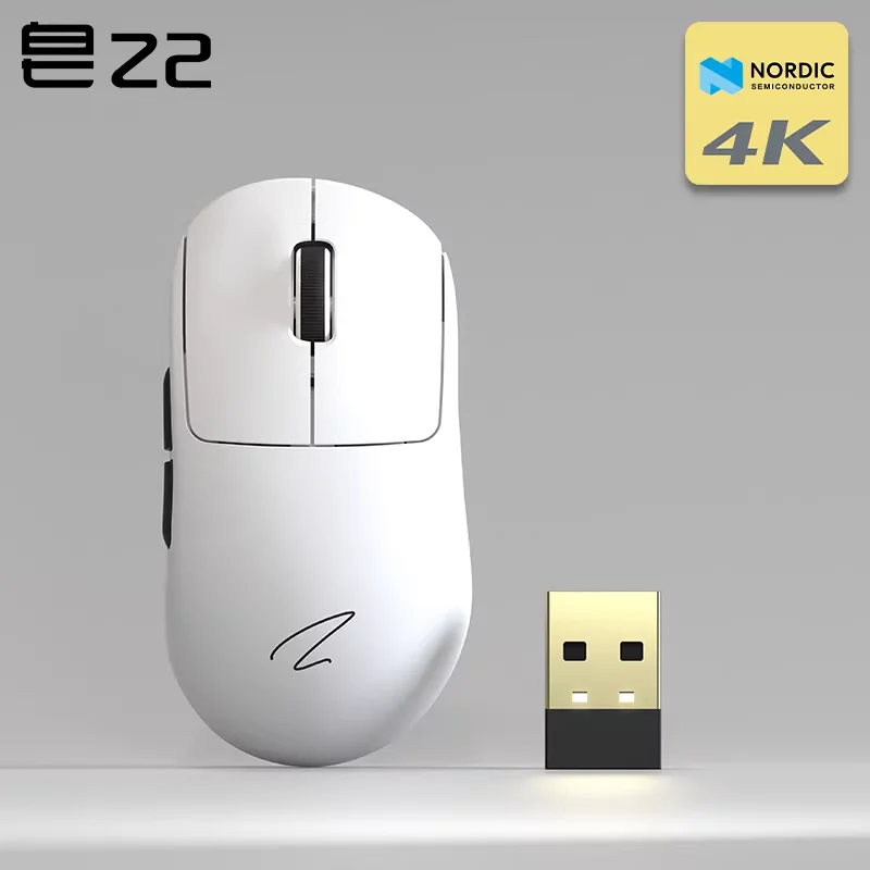 Zaopin Z2/Z2 Max Gaming Mouse 4k Wireless 3 Mode Paw3395 6 Gear