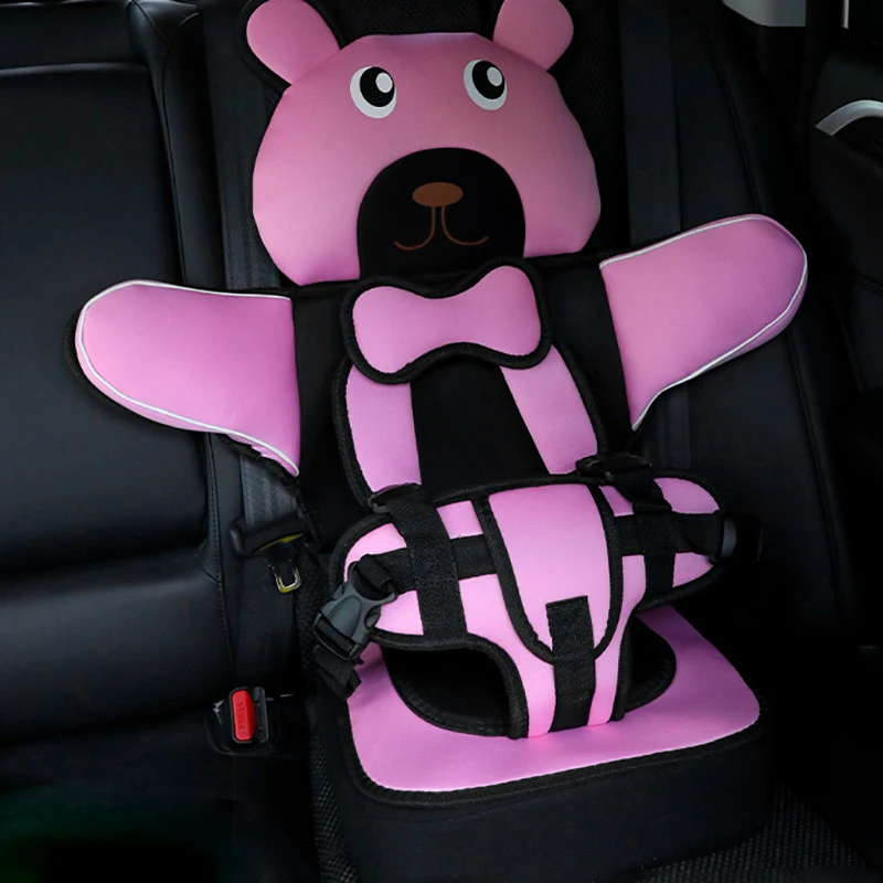 Childrens Car Shoulder Strap Protector Pad Portable Adjustable Childrens Safety Toddler Seat Mat Cushion Stroller Car Accessory images - 6