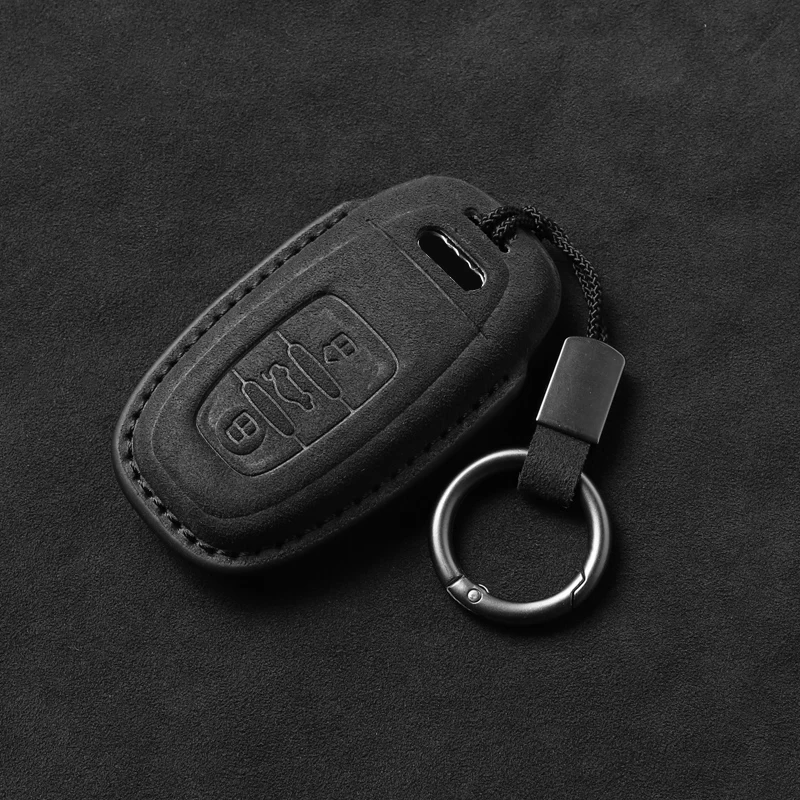 Premium Leather Car Key Case - Stylish & Durable Protection