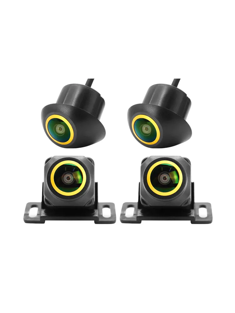360 Panoramic Camera 360 Degree Camera Vehicle Backup Camera System QMKJ AHD 1080P/720P 8K 360 Degree View Car Camera Rear Front Left Right Camera HD For Universal 360 Car Radio Stereo Player
