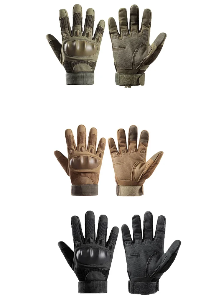 Full Finger Gloves for Men Outdoor Sports Mountaineering Touch Screen Camping Motorcycle Motorcycle Riding Non-slip