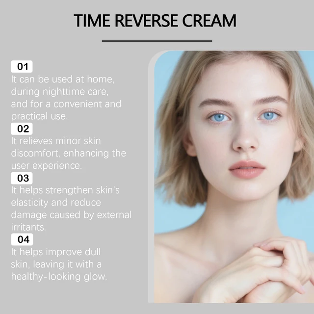 Centella Asiatica Time Reverse Cream Advanced Fast-Absorbing & Nourishing Cream Hydrates Firming Anti-Aging Face Cream Skin Care